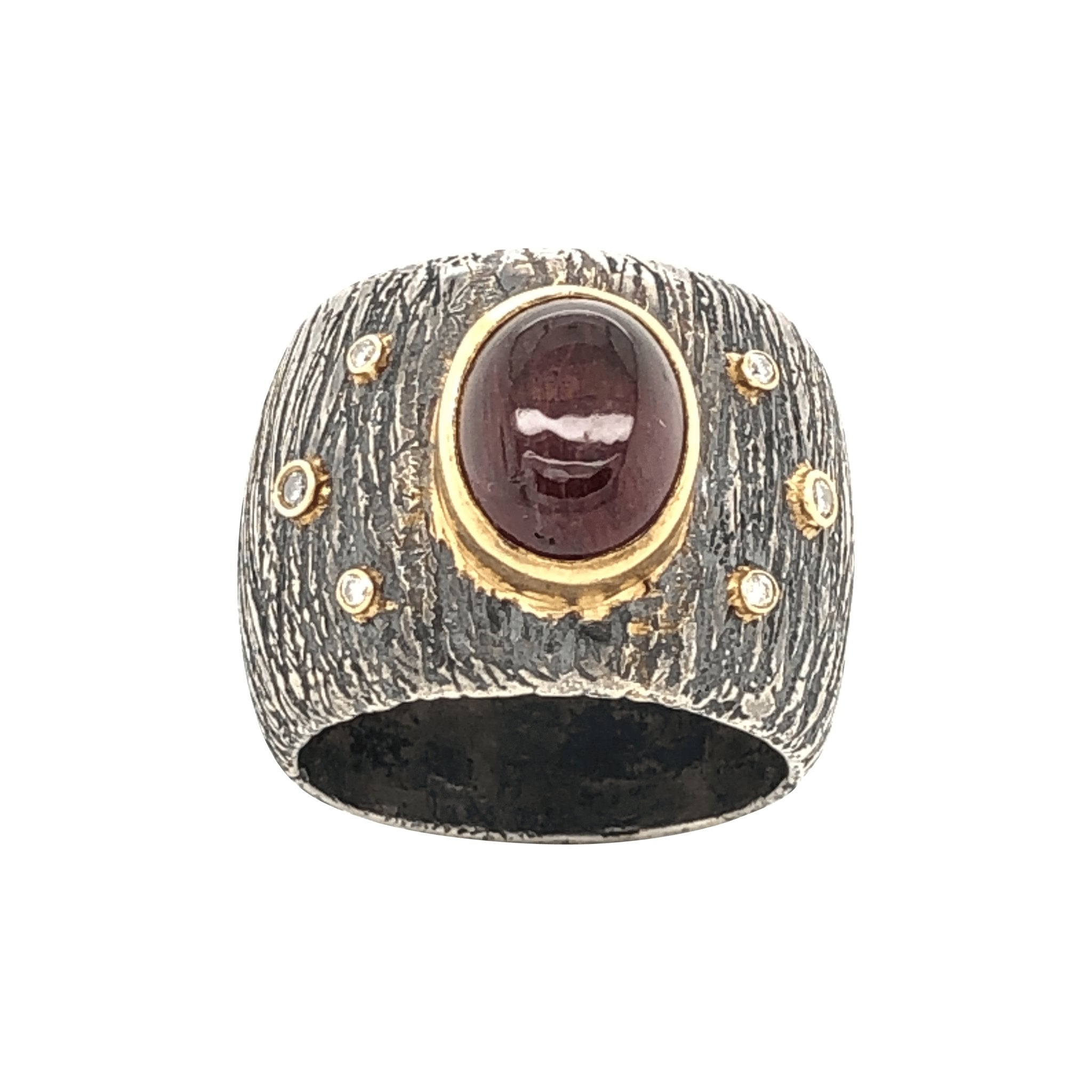 Starry Night Rubellite and Diamond Ring - Ashleigh Branstetter®
