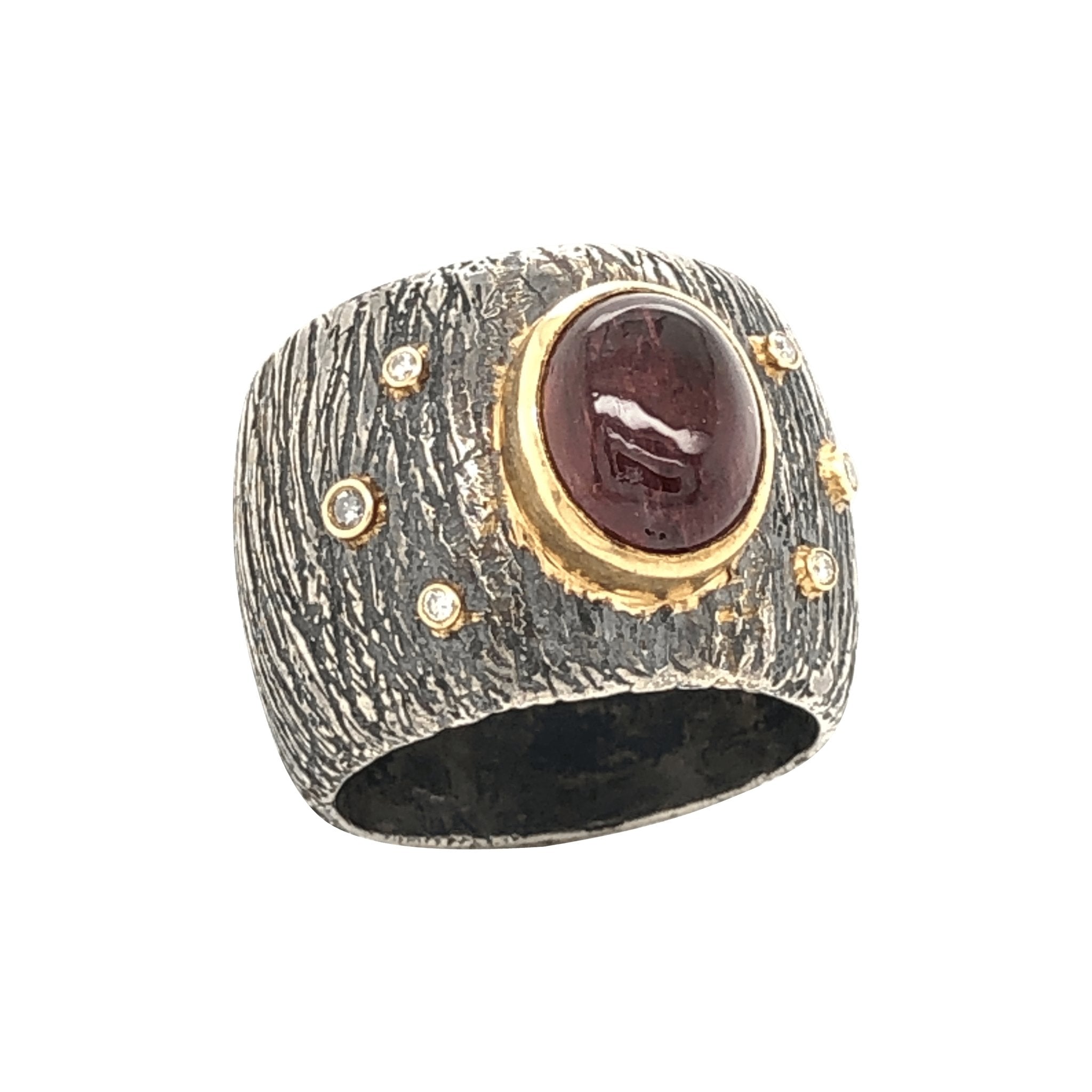 Starry Night Rubellite and Diamond Ring - Ashleigh Branstetter®
