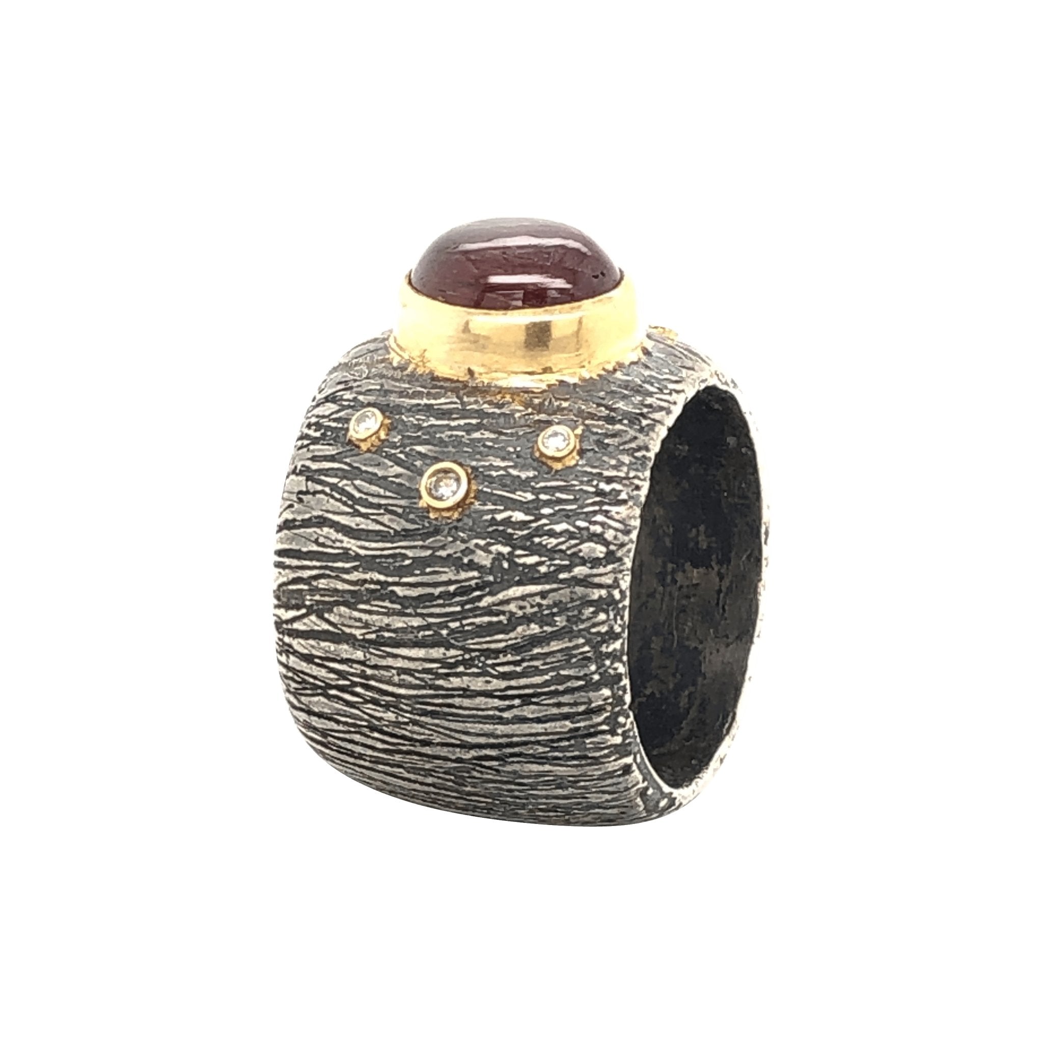 Starry Night Rubellite and Diamond Ring - Ashleigh Branstetter®