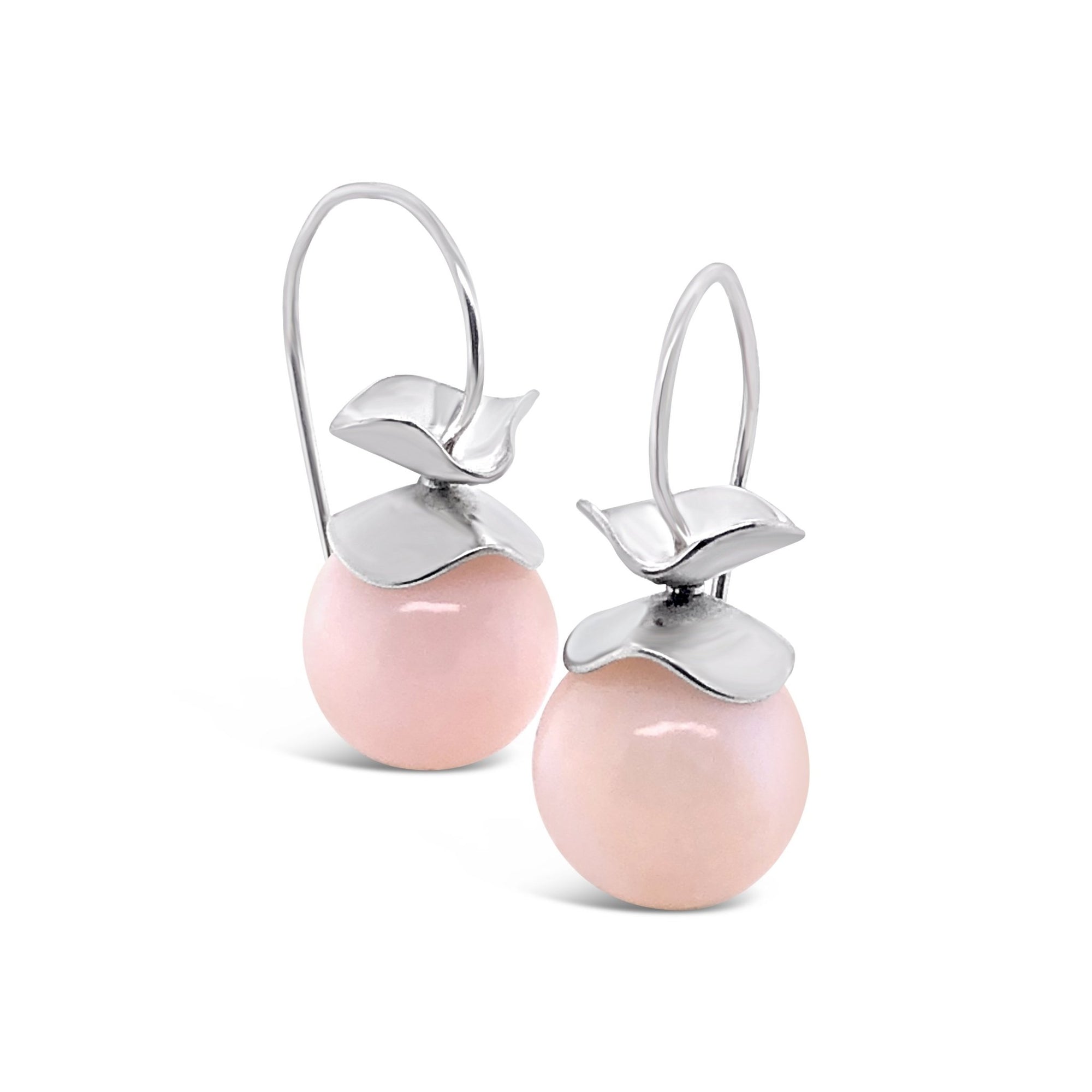 Ashleigh Branstetter®️ Erato Sterling Pink Opal Pearl French Wire Earrings - Ashleigh Branstetter®