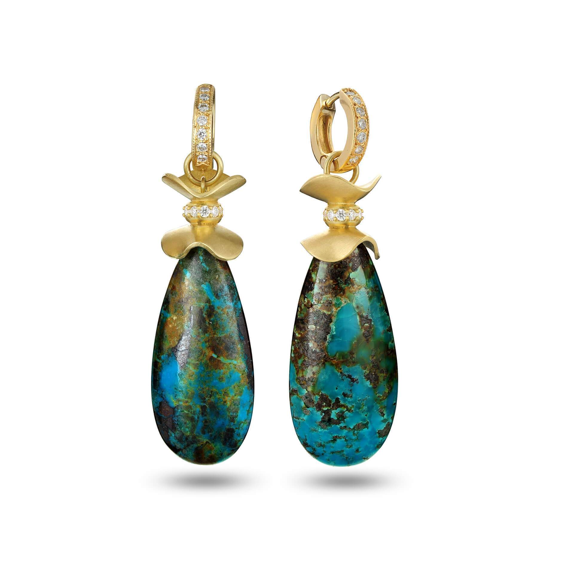 Delta Turquoise Drop Earrings - Ashleigh Branstetter®