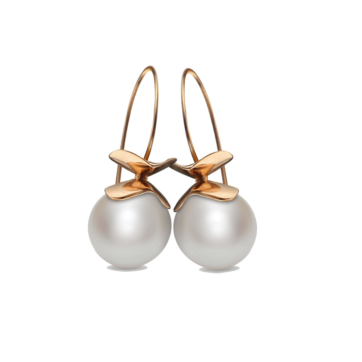 Magnolia Rose South Sea Cultured Pearl Earrings - Ashleigh Branstetter®