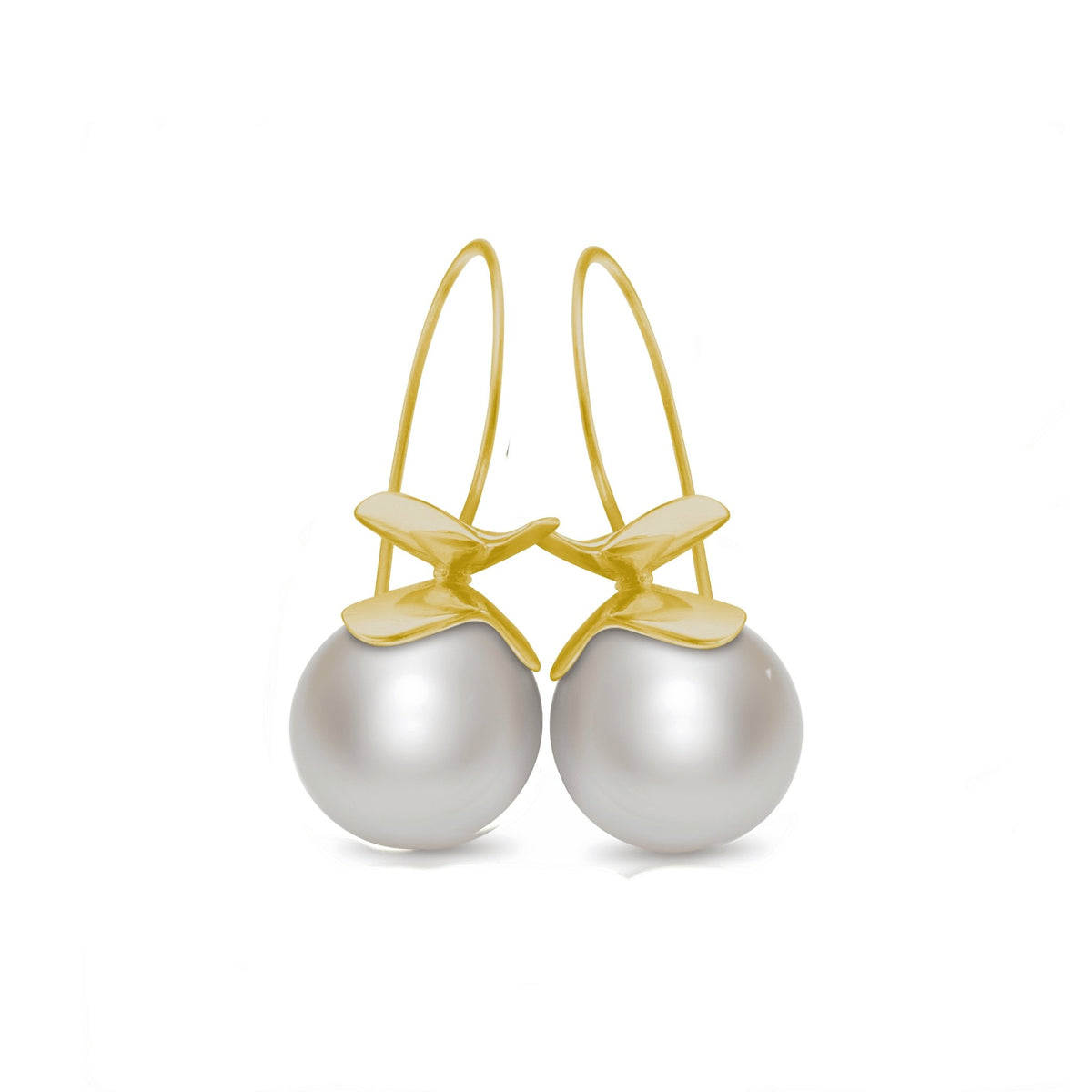 Magnolia South Sea Cultured Pearl Earrings - Ashleigh Branstetter®