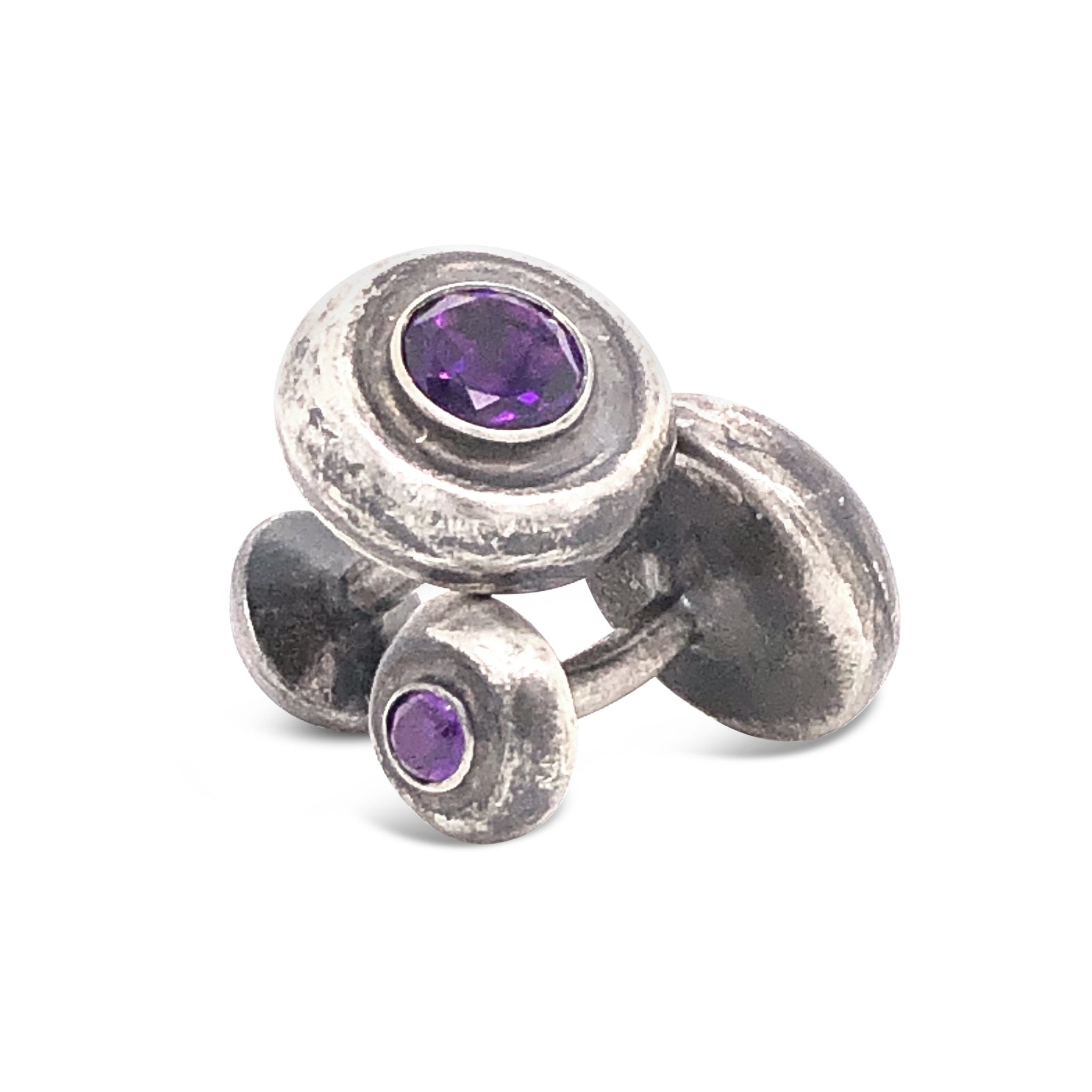 St. John Amethyst Cufflinks - Ashleigh Branstetter®