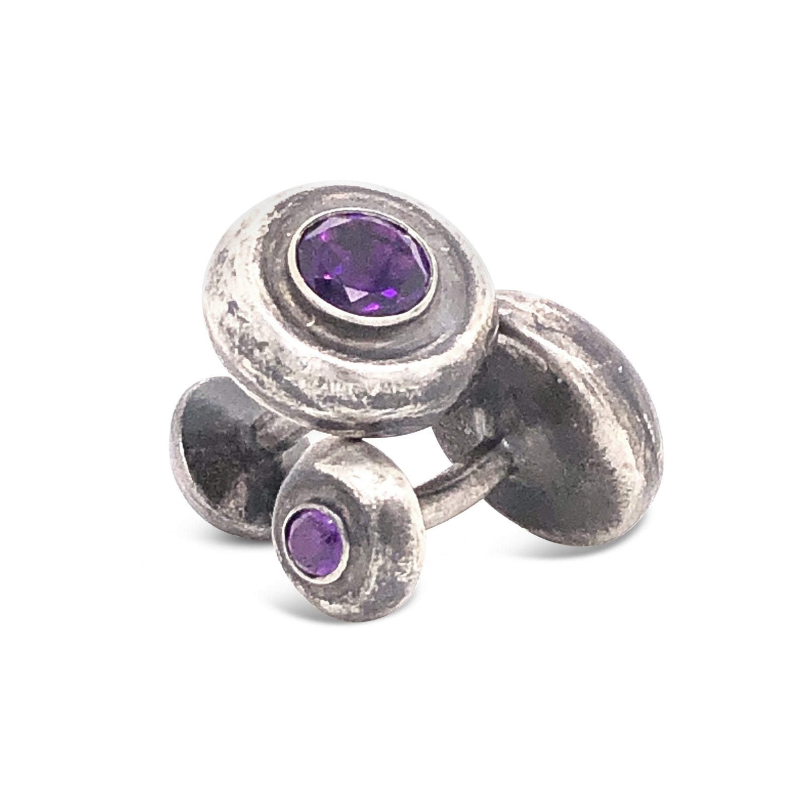 St. John Amethyst Cufflinks - Ashleigh Branstetter®