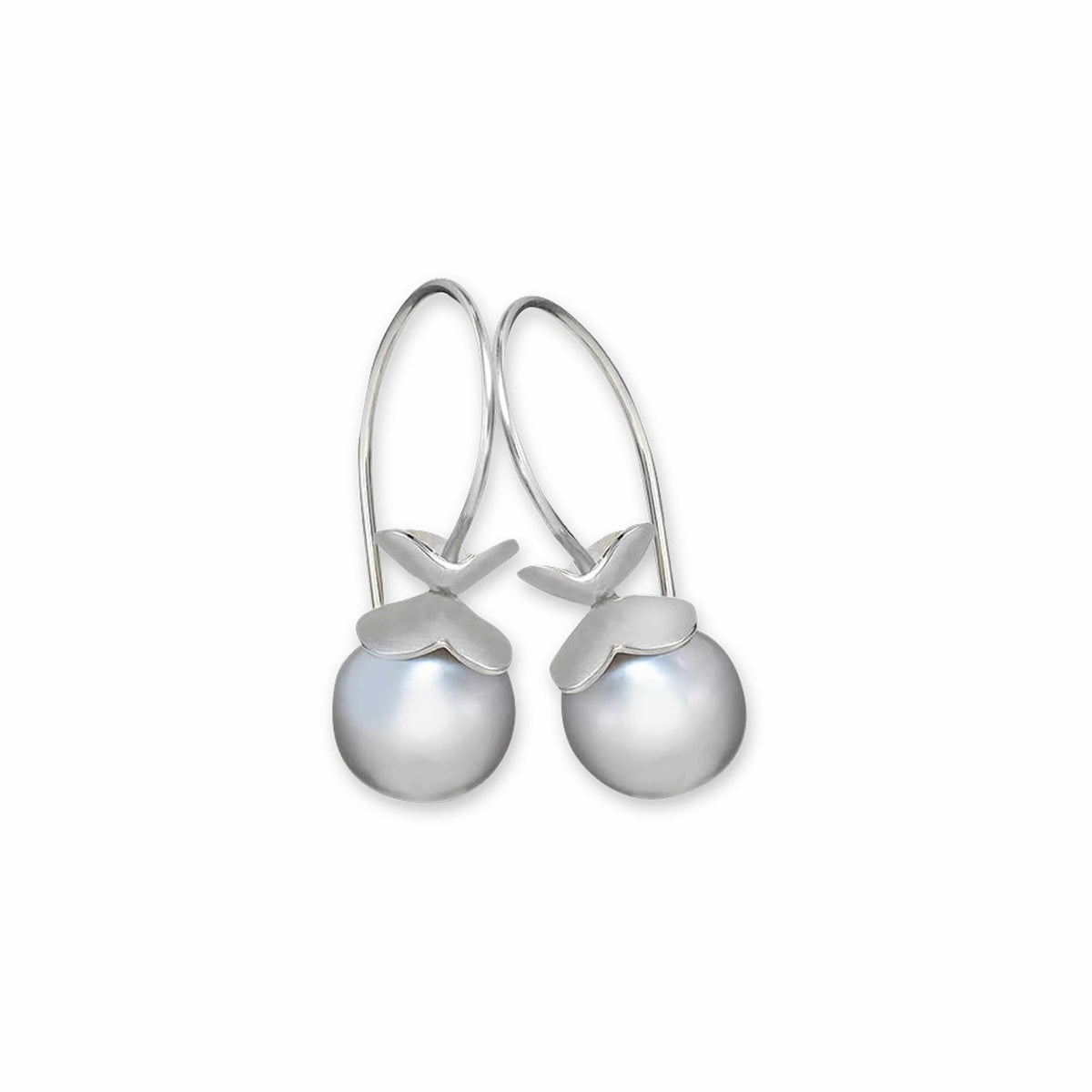 Virginia Gray Freshwater Pearl Earrings (Grande) - Ashleigh Branstetter®